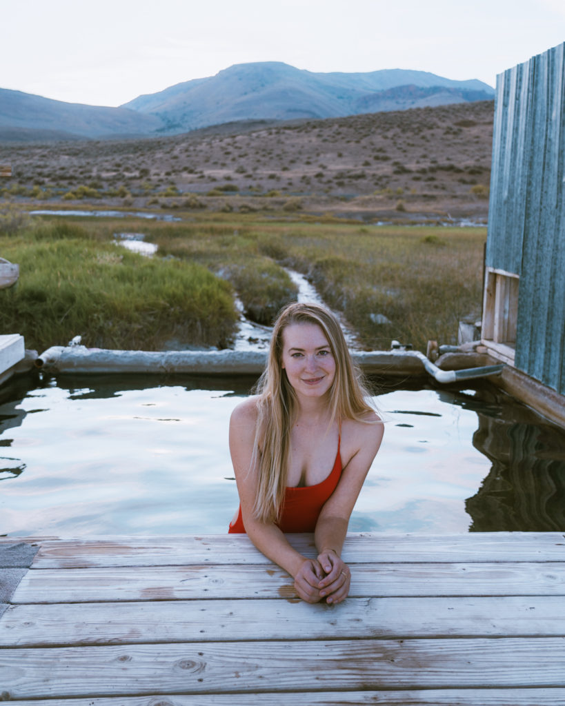 Alvord Hot Springs and Alvord Desert Camping is something you don't want to miss. Vast desert and rustic pools make this a great road trip