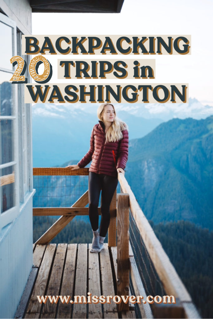 The ultimate list of the best backpacking trips in Washington for this summer! This guide will tell you the best spots and how to plan!