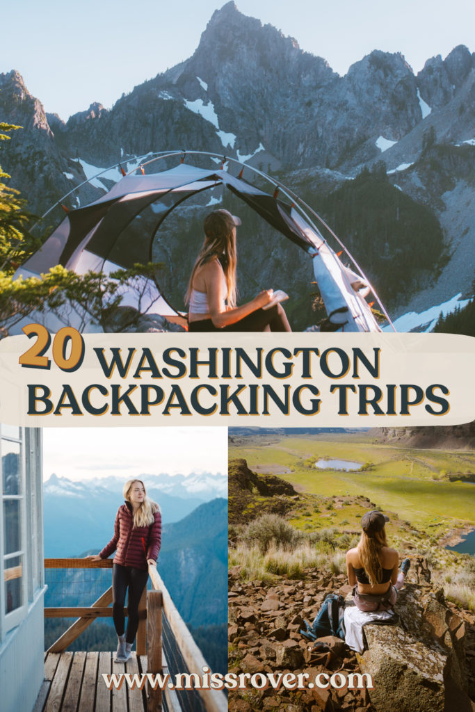 The ultimate list of the best backpacking trips in Washington for this summer! This guide will tell you the best spots and how to plan!