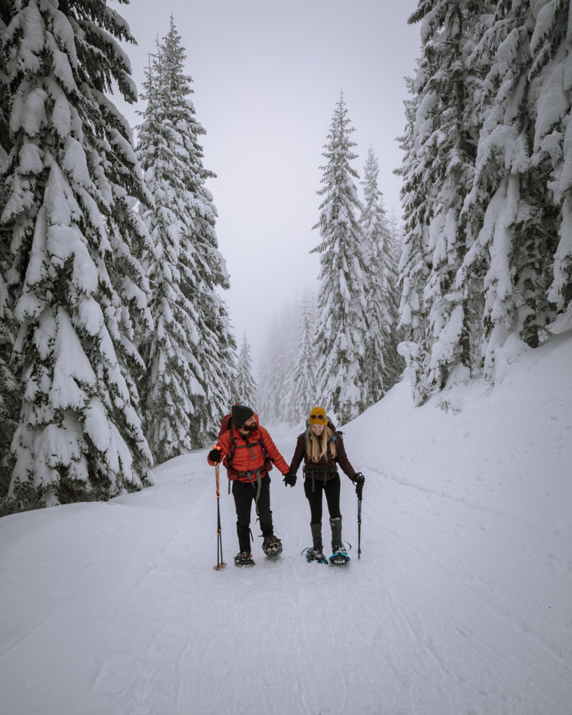 High Hut at Mount Rainier Snowshoe Trail