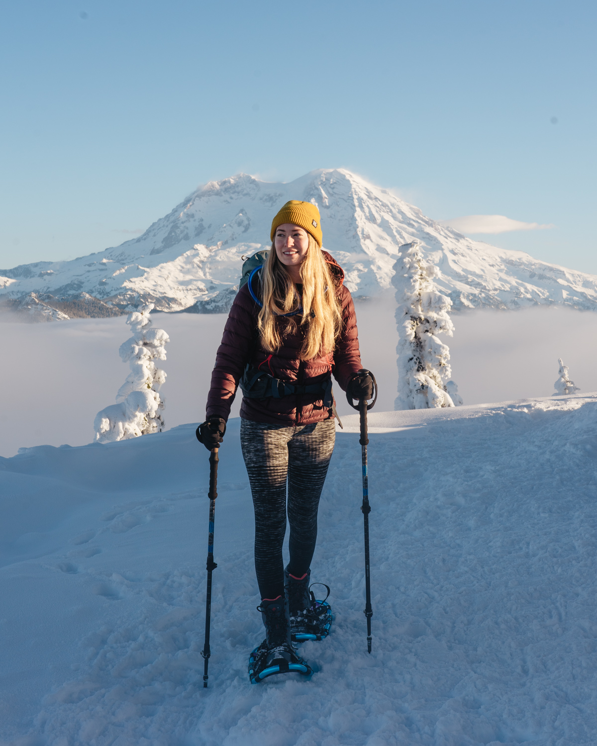 Hike to High Hut Backcountry Cabin at Mount Rainier Miss Rover