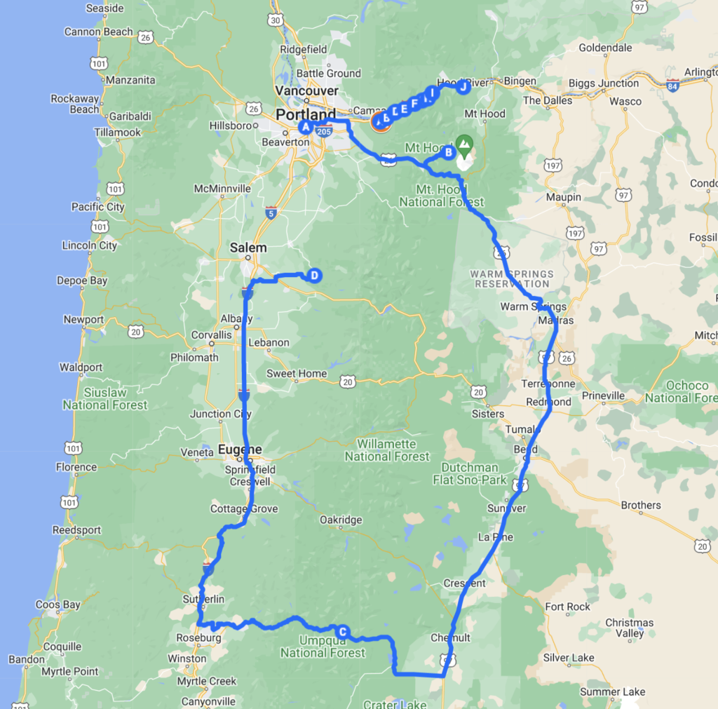 Ultimate Oregon Waterfall Road Trip