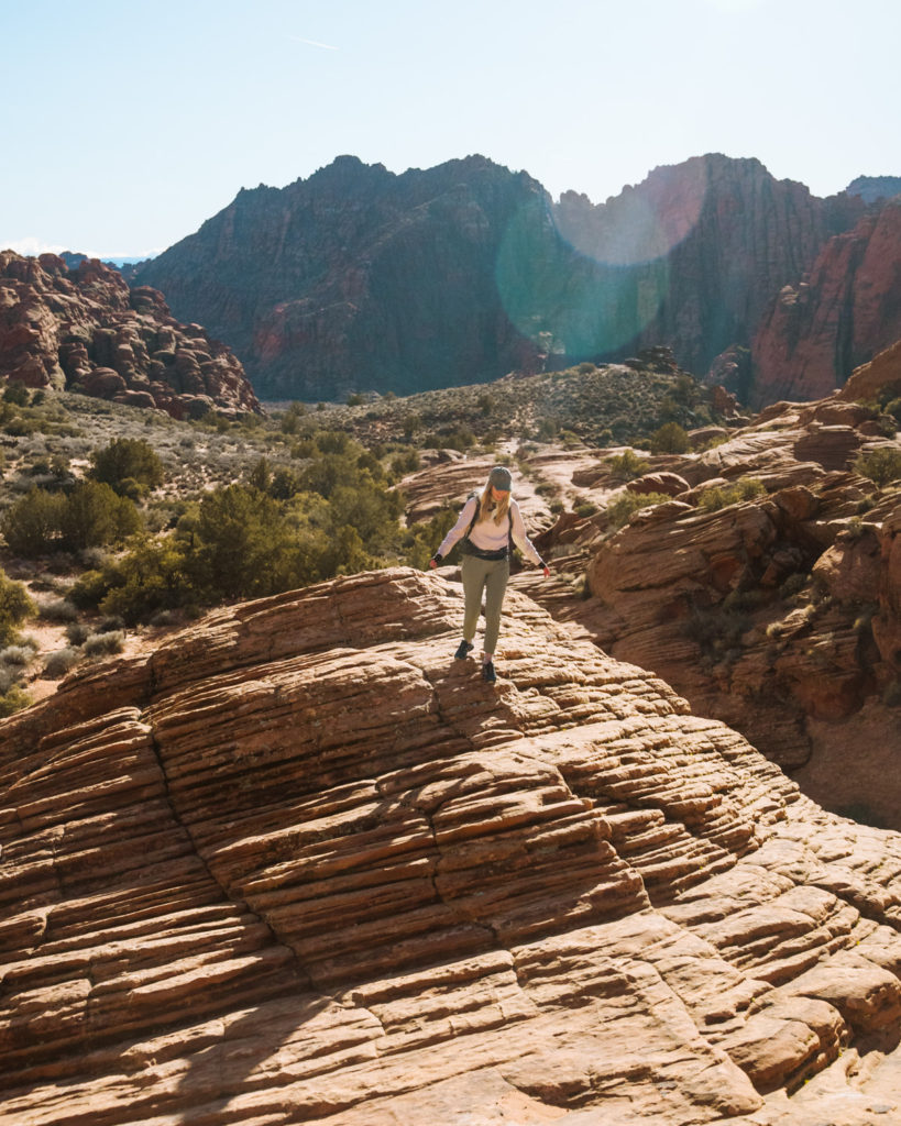 Petrified Sand Dunes in Snow Canyon