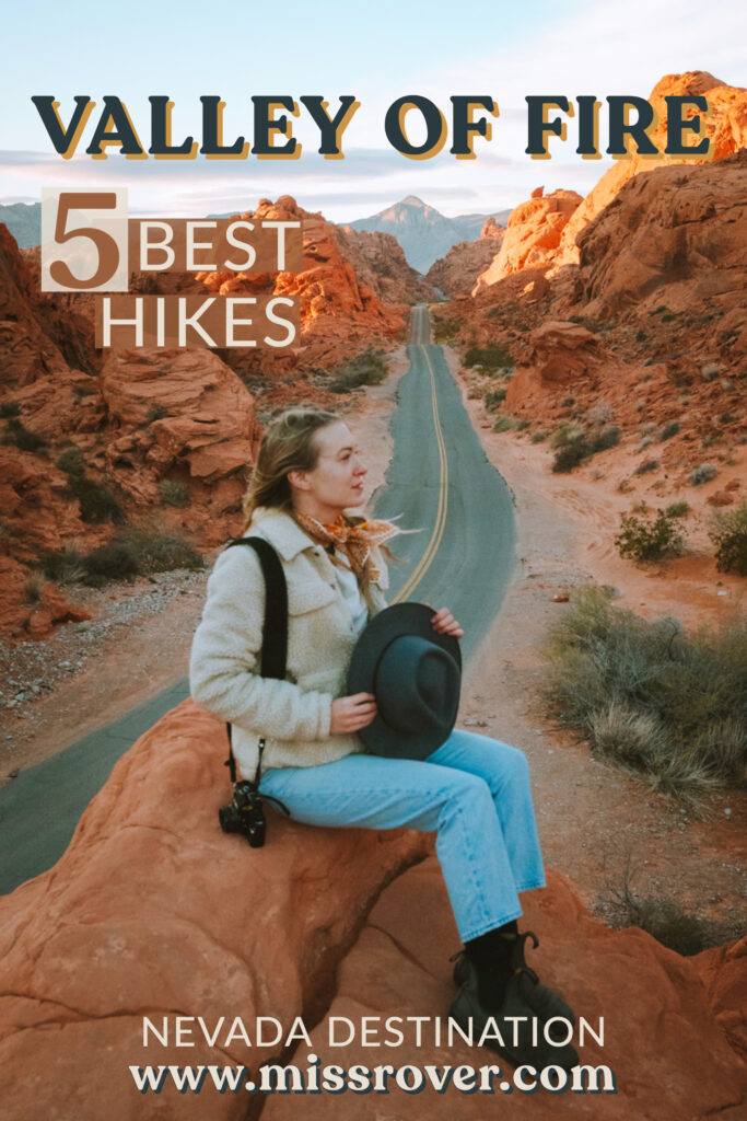 5 Can't Miss Valley of Fire Hikes! Fire Wave Trail, White Domes, Pastel Pink Canyon, and more. Ultimate guide for hiking and photo tips!