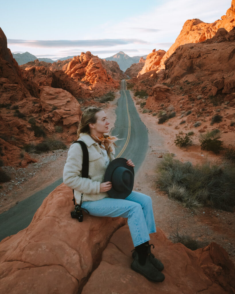 Mouse Tank Road is the most famous view that Valley of Fire State Park is known for 