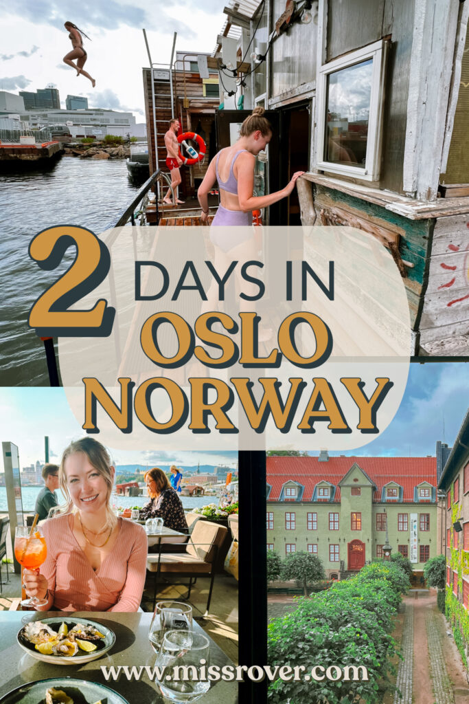 The 10 best things to do for 2 days in Oslo! Museums, food, drinks, saunas, cruises and more! I'll give you all the tips to maximize your time