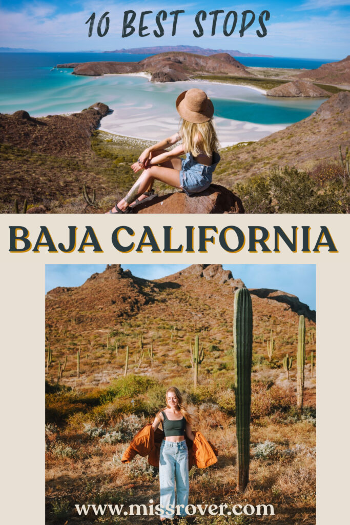 Best places to stop on a Baja California road trip and everything you need to know for driving Baja and van life in Mexico!