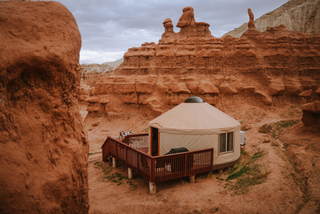 goblin valley yurt, utah state parks, state park getaway, utah destinations