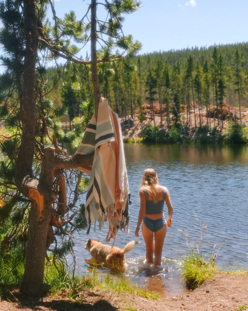 worthen meadows reservoir in lander wyoming