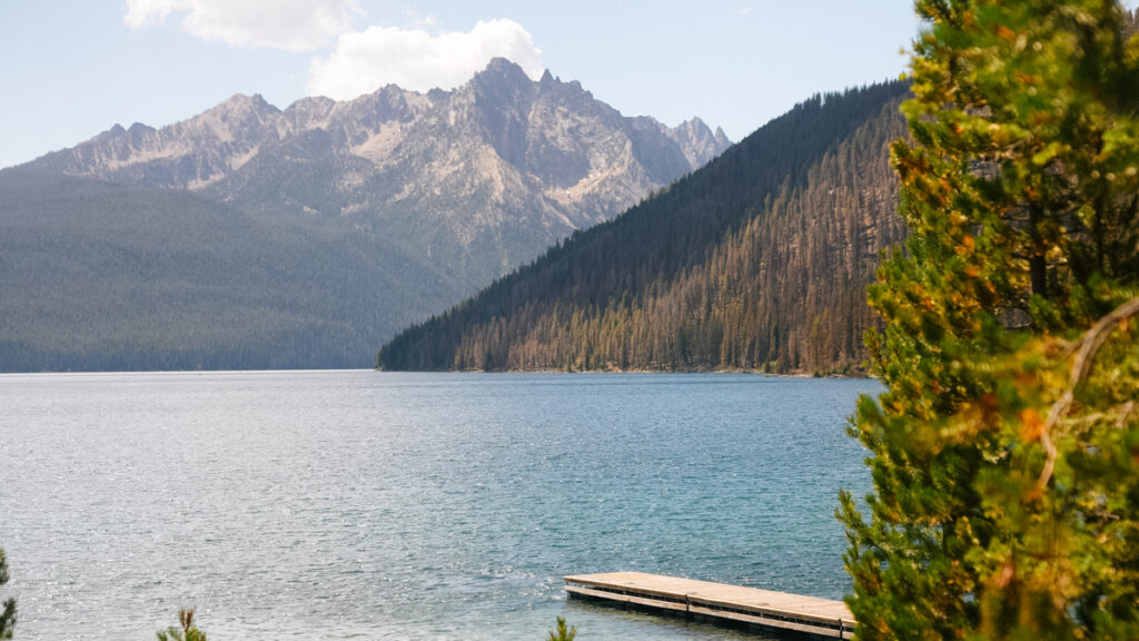 redfish lake near point campground