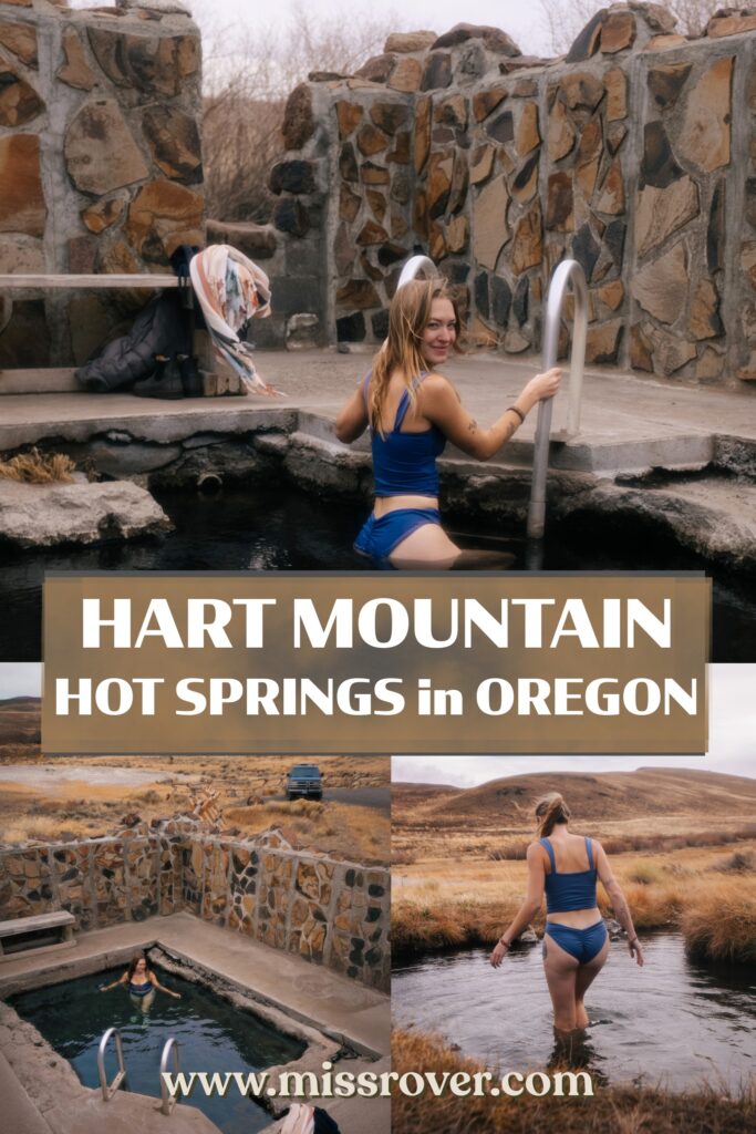 Complete guide on visiting and soaking at the Hart Mountain Hot Springs Campground. This is one of the more remote of the Oregon hot springs