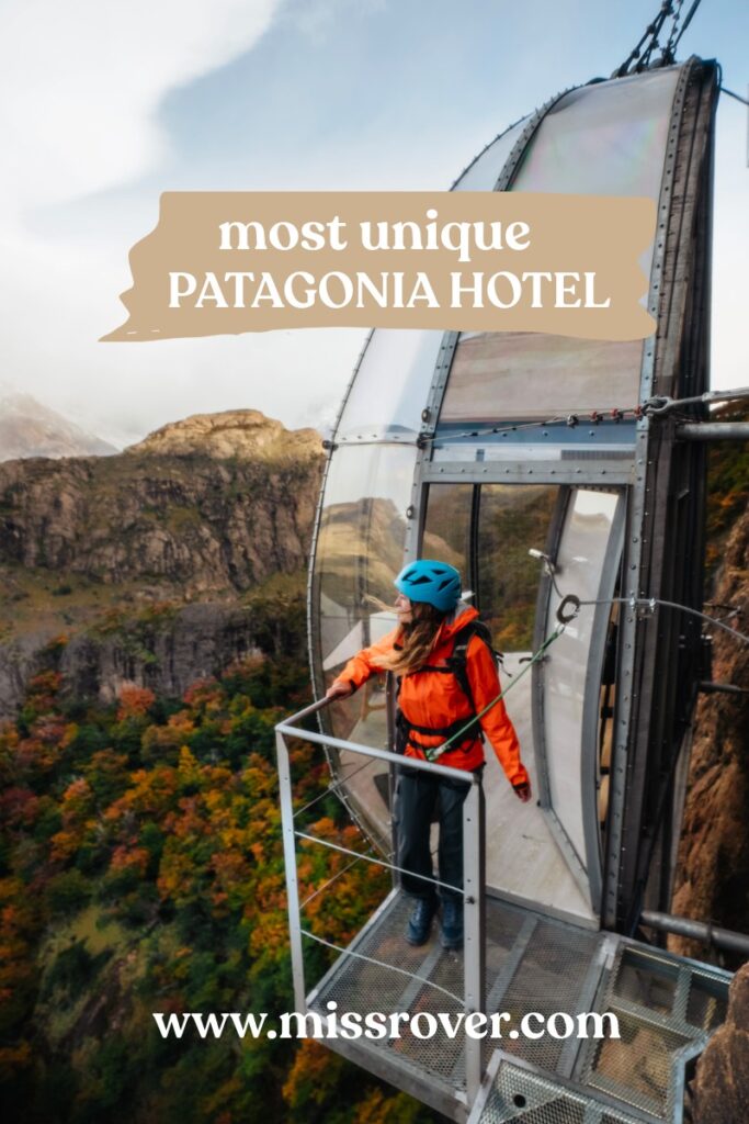 Planning a trip to Patagonia is overwhelming, especially where to stay. There are many unique stays, but none quite like this El Chalten Hotel 