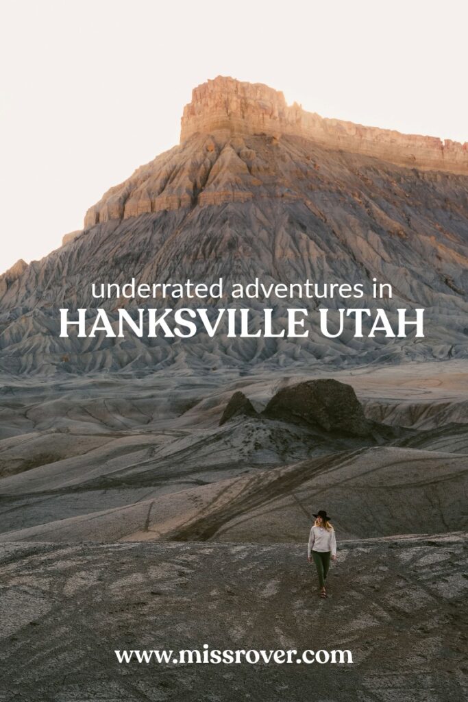 Hanksville Utah remains an extremely underrated Utah Road Trip destination. Explore slot canyons and see wild landscapes that look like Mars. Factory Butte, Bentonite Hills, Leprechaun canyon, temple of the sun