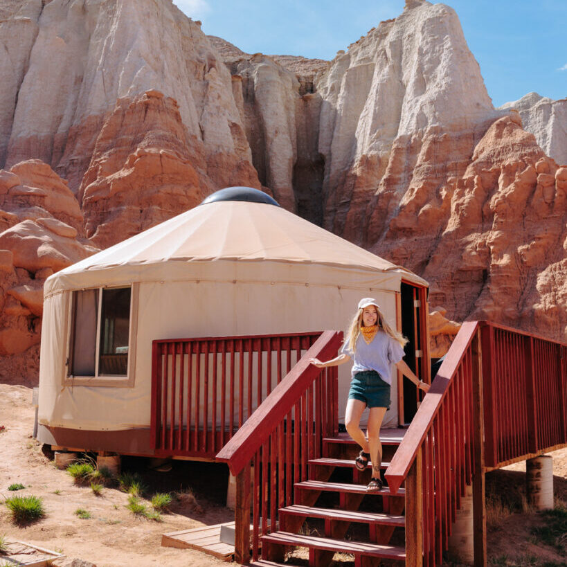 Staying at the Goblin Valley Yurt was a photography dream and a unique way to experience this underrated Utah State Park full of vibrant sandstone formations