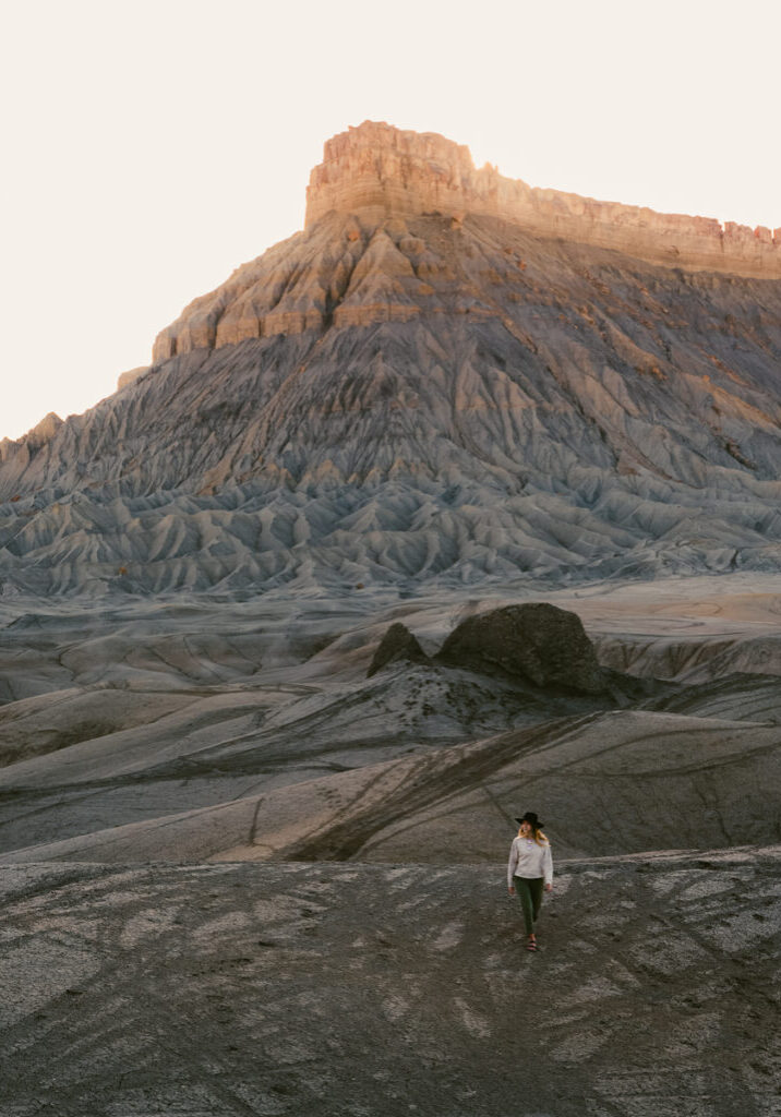 Towering rock formation - Factory Butte Utah Road trip hidden gems in Utah