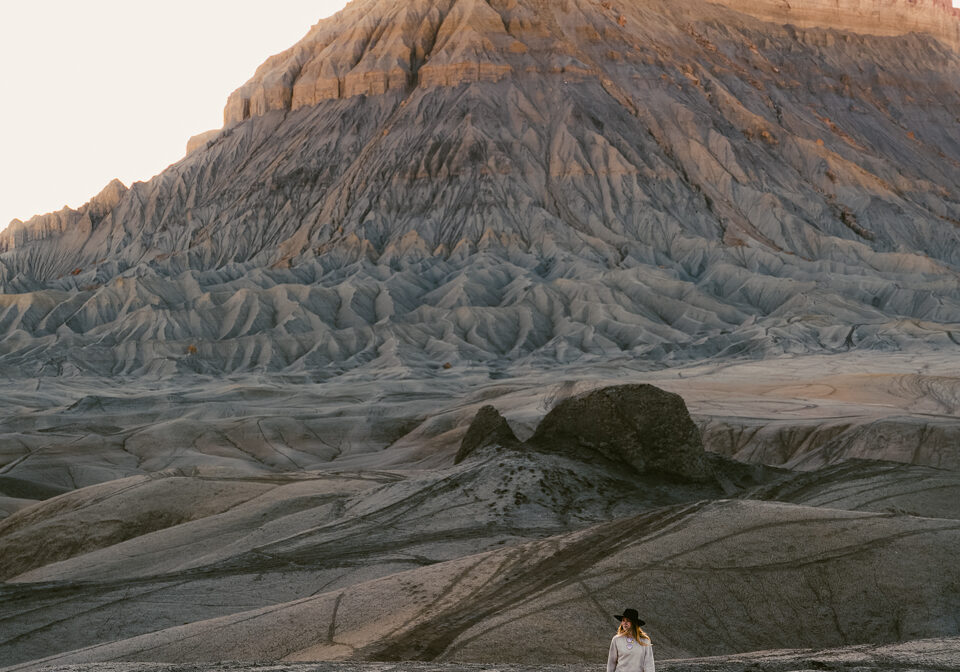 Towering rock formation - Factory Butte Utah Road trip hidden gems in Utah