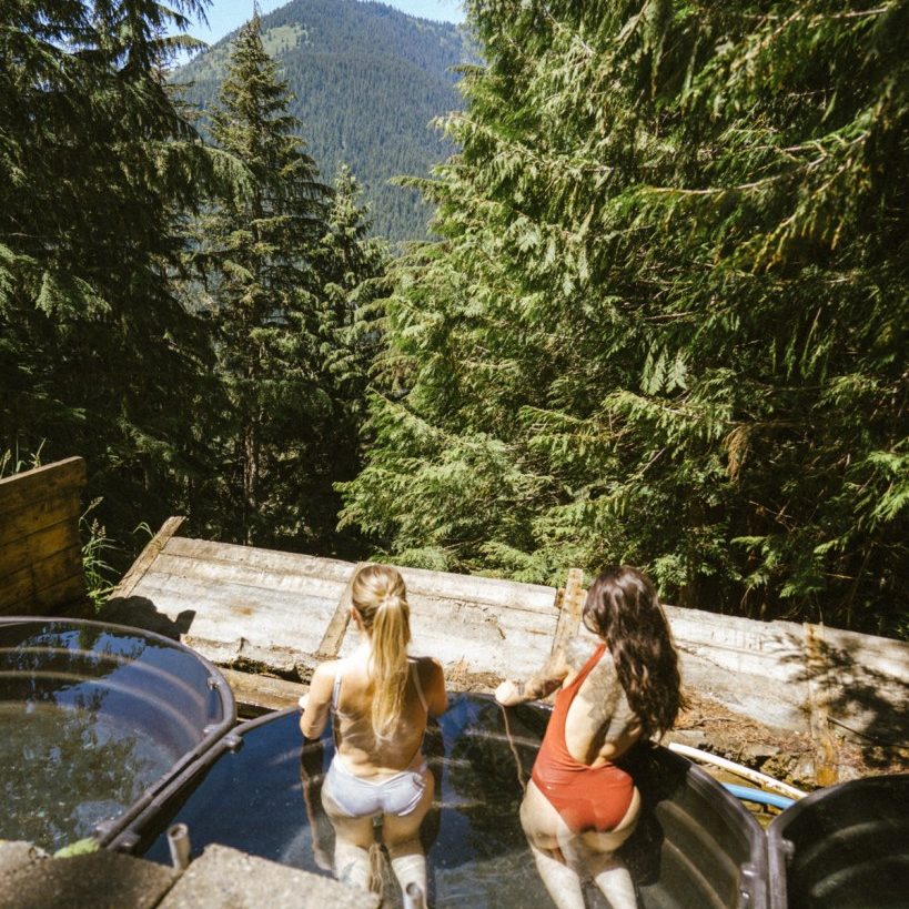 Scenic Hot Springs in Washington is a classic PNW experience! Everything you need to know to book a spot in this guide!